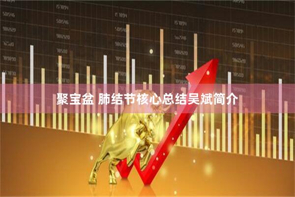 聚宝盆 肺结节核心总结吴斌简介